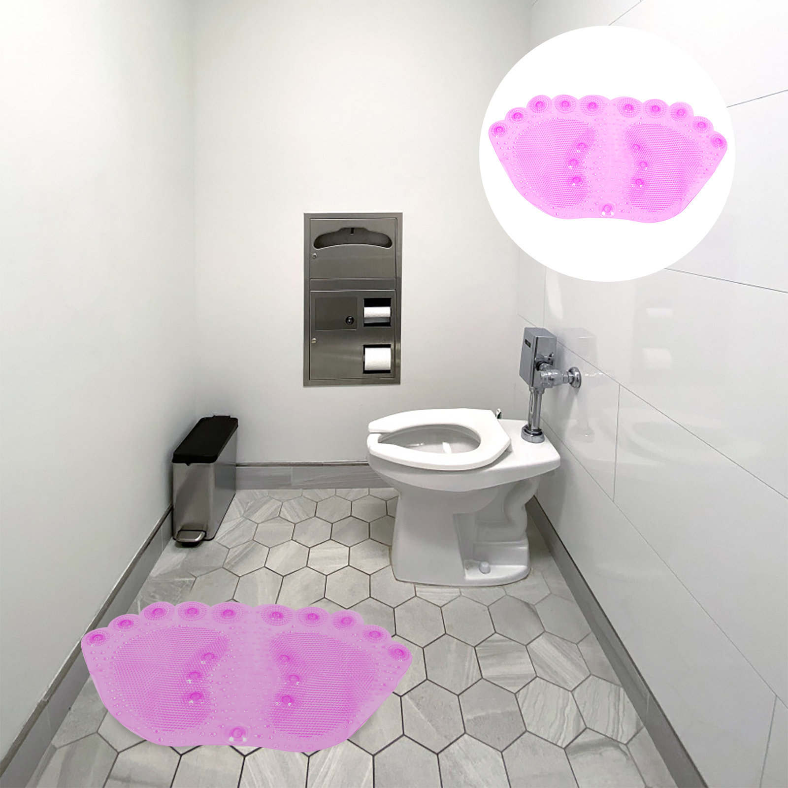 Home Bathroom Mats - 1 Stück Massage-Badematte PVC Rutschfeste Badezimmermatte