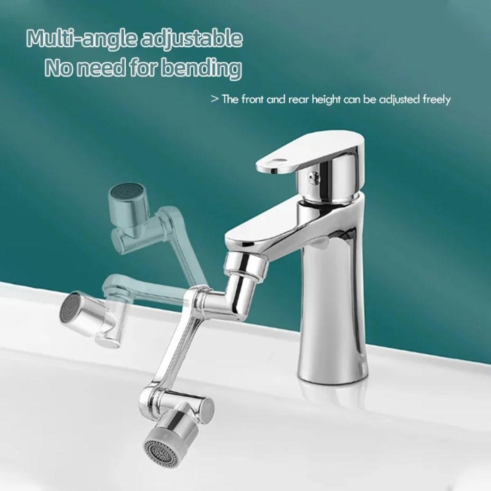 Home Outlet Bathroom - Universeller Drehbarer Wasserhahn-Verlängerer mit Zwei Strahlarten,