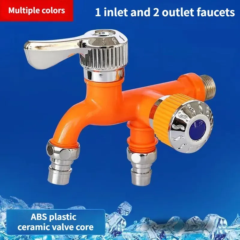Home Outlet Bathroom - Wasserhahn, Doppelauslass, Dual-Control-Wasserhahn, Zuhause, Badezimmer, Schlauch,