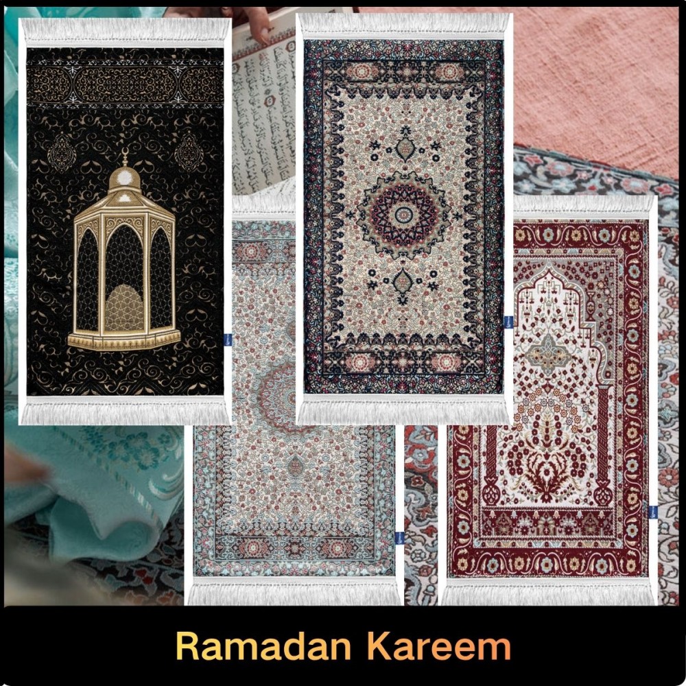 Home Bathroom Door Design - VIKAMA Islamische Gebetsmatte Muslimischer Teppich mit
