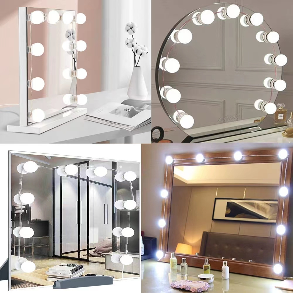 Home Theater Bathroom - LED-Lichtpaste, Spiegel, Make-up-Glühbirnen, Make-up-Spiegel, Eitelkeit, LED,