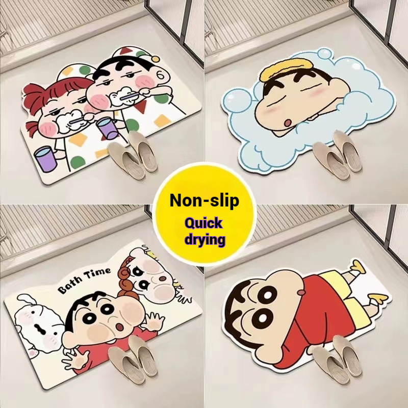 Home Bathroom Mats - Duschraum-Wasseraufnahmatte, schnell trocknend, modische Geschenke für