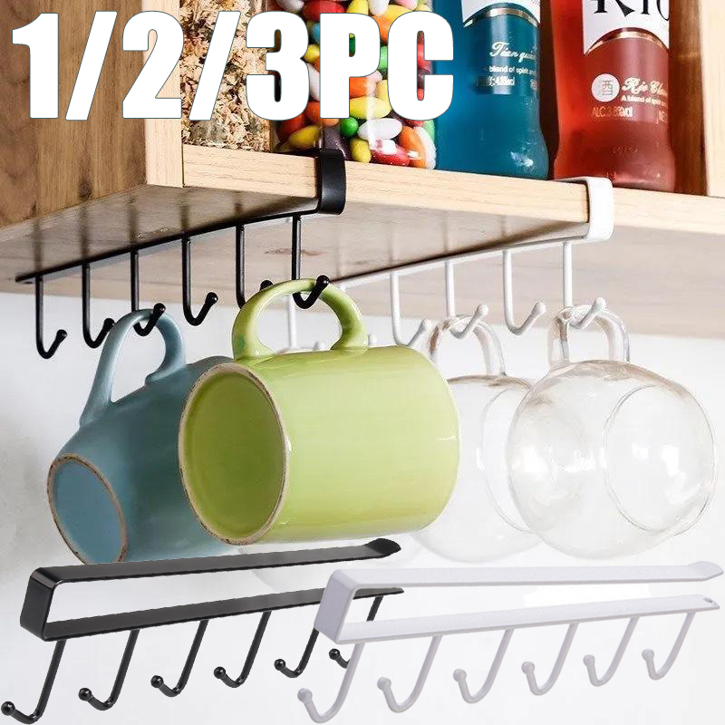 Home Goods Bathroom Storage - 1/2/3PC 6 Haken Küche Schrank Lagerung