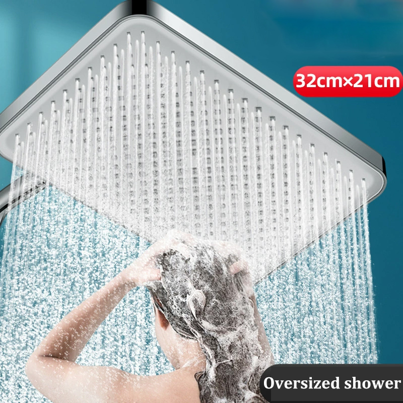 Home Outlet Bathroom - 13-Zoll großer Wasserauslass, Druckduschkopf, Warmwasserbereiter, großes