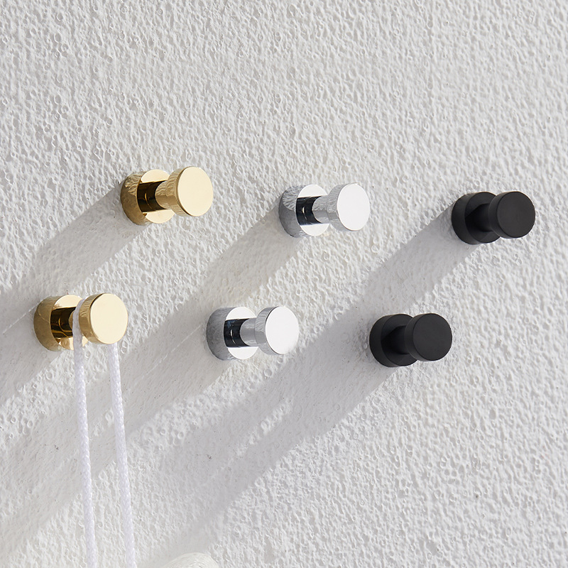Home Creation Bathroom - 2/3/4/5 stücke Messing Robe Haken Rostfrei
