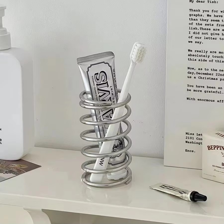Home Creation Bathroom - Edelstahl Zahnbürstenhalter Metall Badezimmer Zubehör Werkzeug