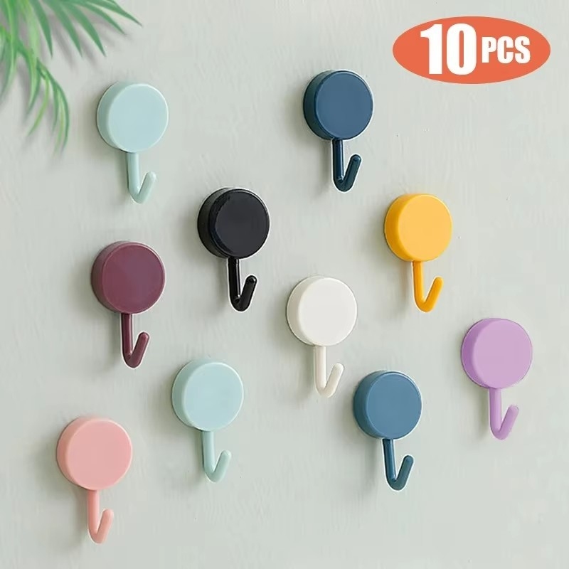 Robe Hook Adhesive - 5-15 Stück Selbstklebende Haken, stark, ohne