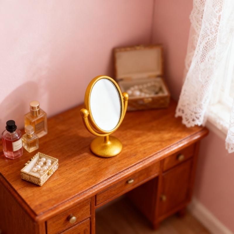 1 Stück Miniatur Retro-Spiegel – Home Theater Bathroom Bewertung und Preis