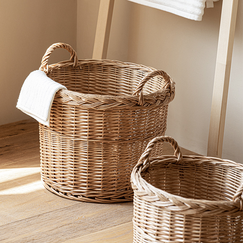 Gewebter Wäschekorb mit Griffe – Home Essentials Bathroom Storage Bewertung und Preis