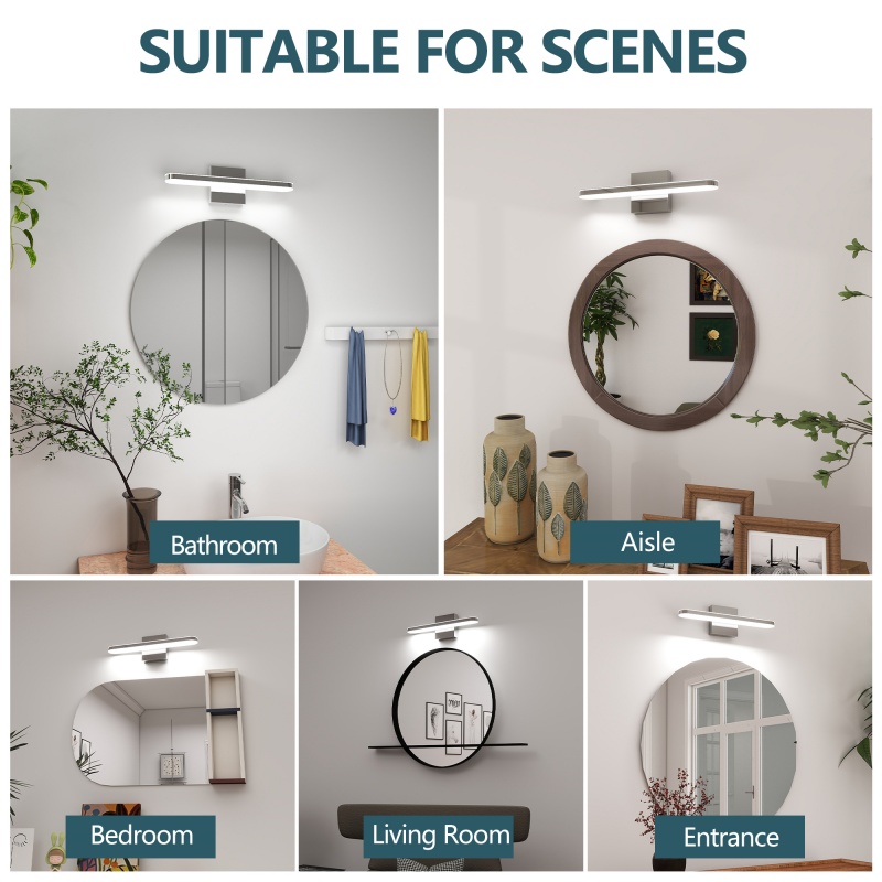 Moderne LED-Spiegelleuchten fü – Home Theater Bathroom Bewertung und Preis