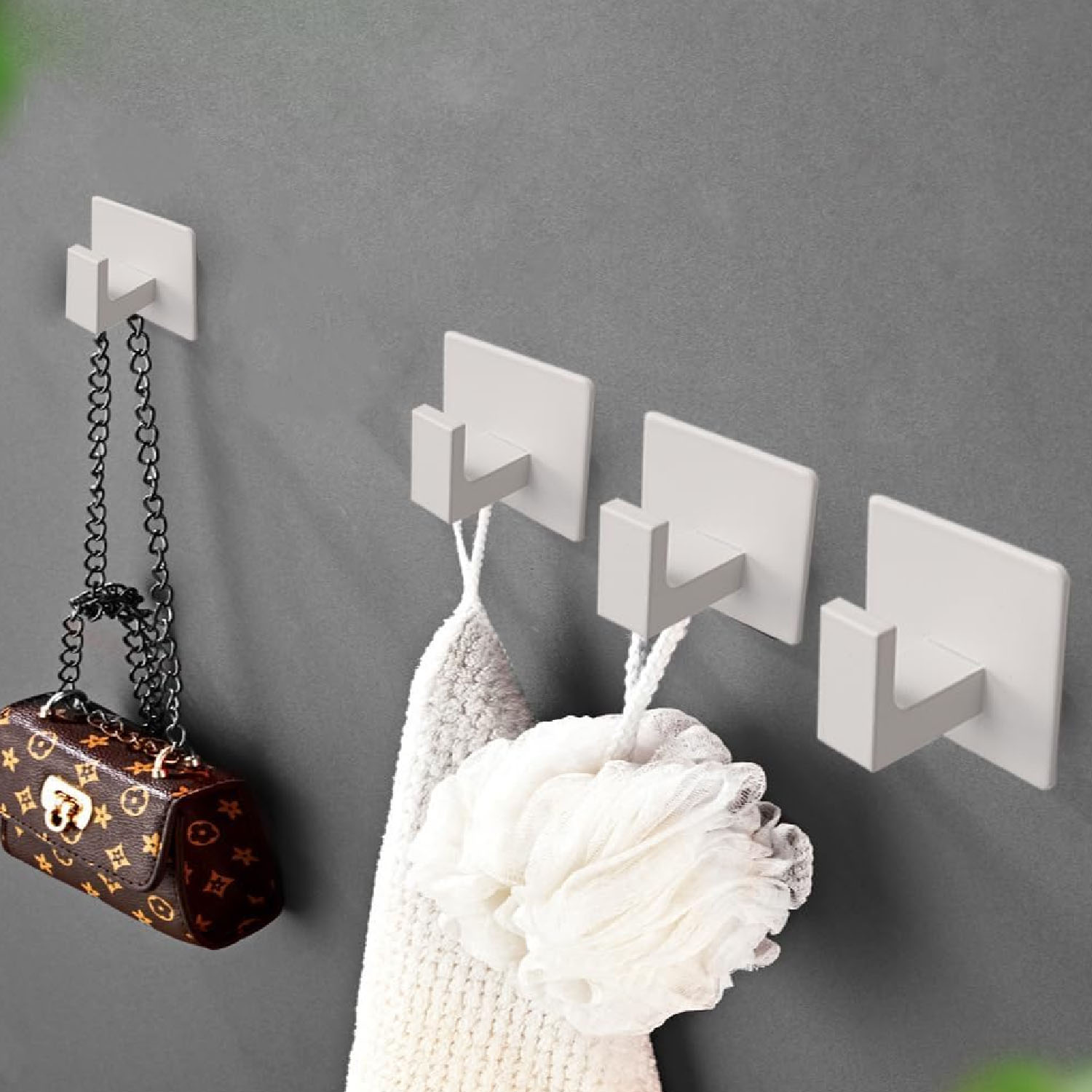 1 Stück/5 Stück/6 Stück quadra – Robe Hook Adhesive Bewertung und Preis