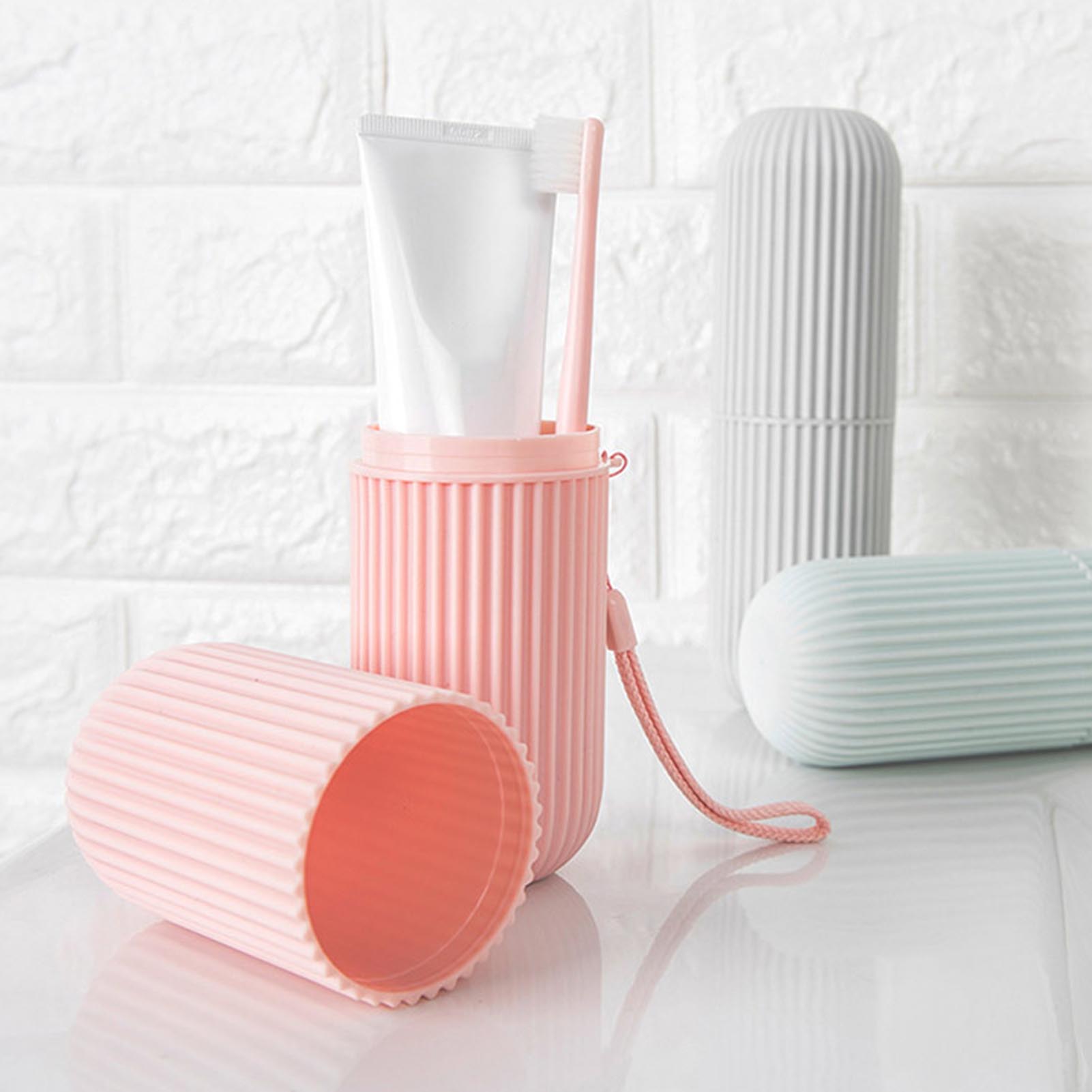 Rosa Leere Reise Tragbare Zahn – Home Goods Bathroom Storage Bewertung und Preis