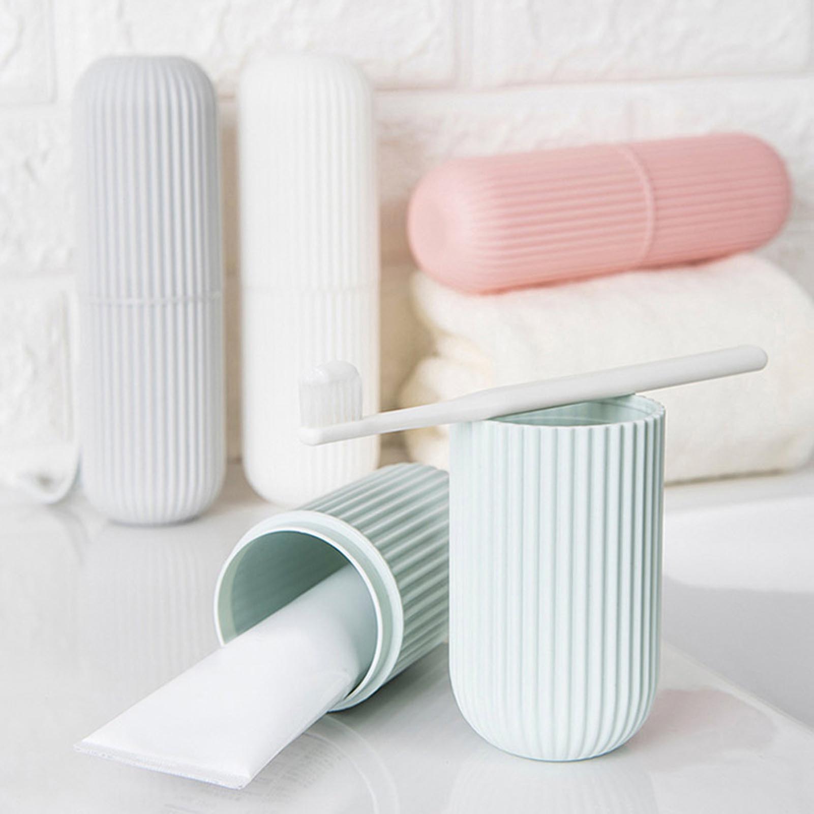 Rosa Leere Reise Tragbare Zahn – Home Goods Bathroom Storage Bewertung und Preis