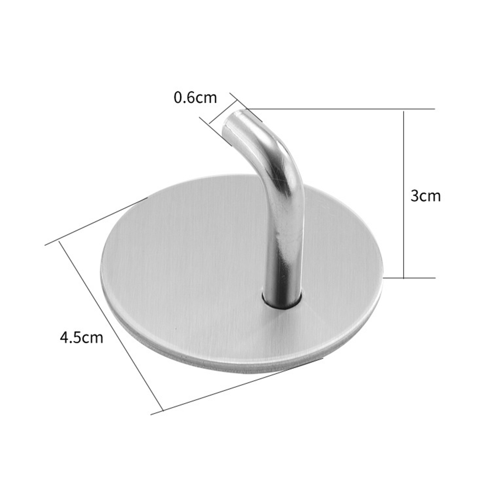 2Pc Schwarz/weiß Edelstahl Bad – Robe Hook Adhesive Bewertung und Preis
