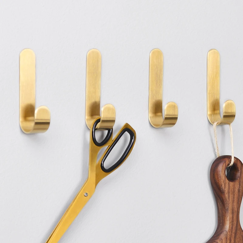 1-5 stücke Messing Wand Haken  – Robe Hook Adhesive Bewertung und Preis