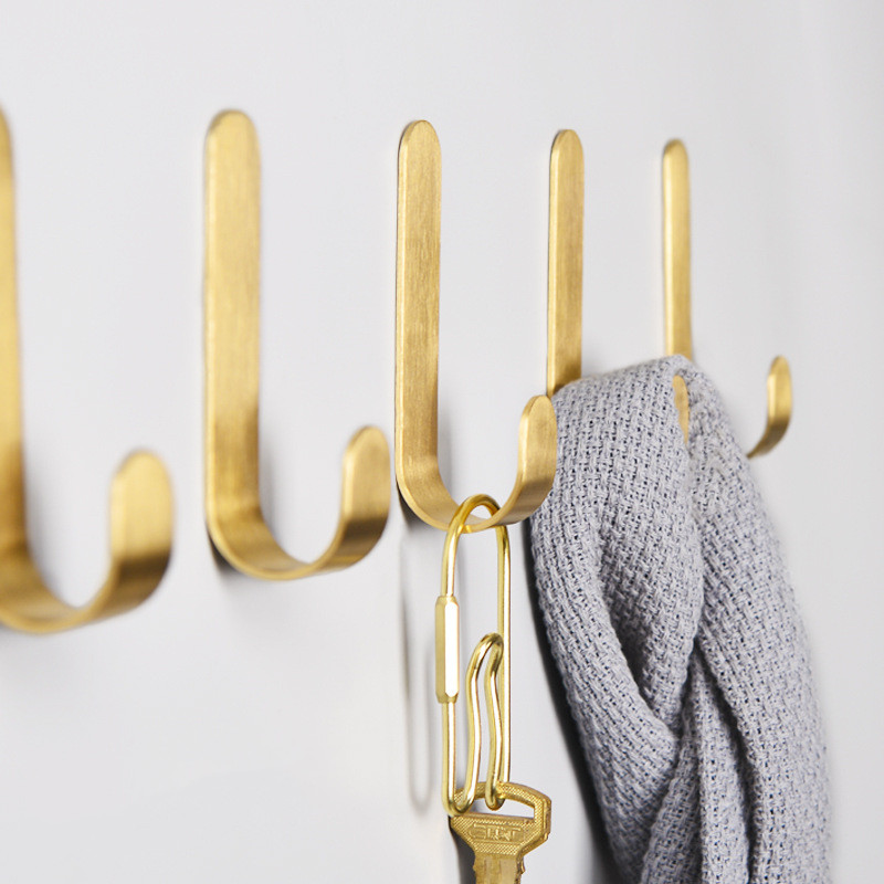 1-5 stücke Messing Wand Haken  – Robe Hook Adhesive Bewertung und Preis