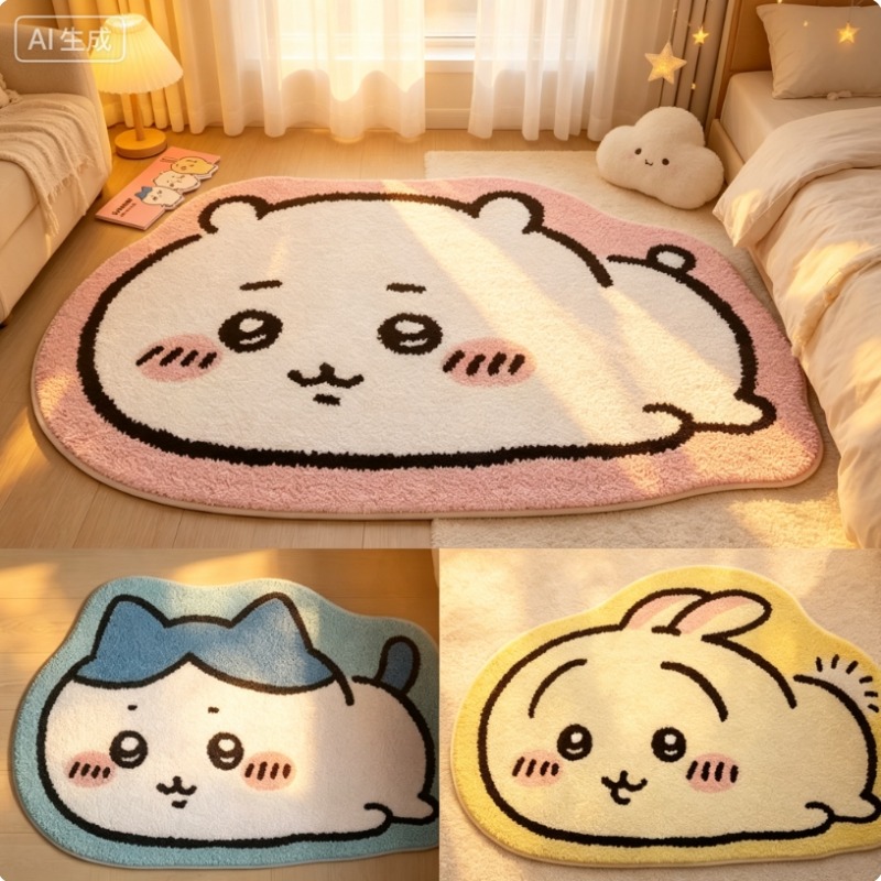 Chiikawa Cartoon Teppich Anime – Home Bathroom Mats Bewertung und Preis